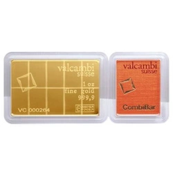 Sztabka Valcambi 10 x 1/10 uncji Złota CombiBar