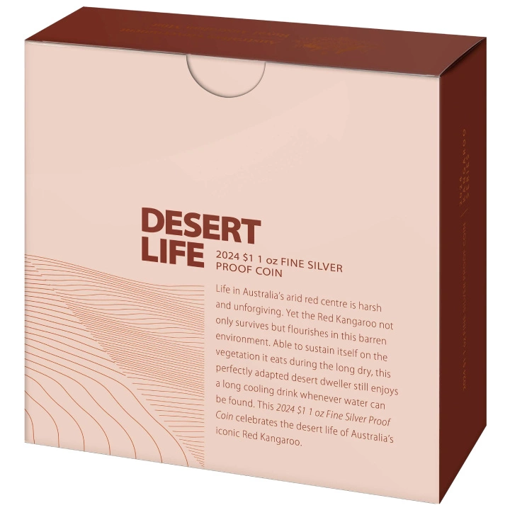 RAM: Kangur - Desert Life 1 uncja Srebra 2024 Proof
