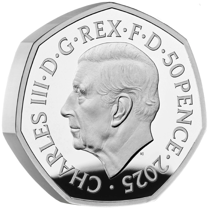 Stories of The Second World War 50p Srebro 2025 Proof Piedfort