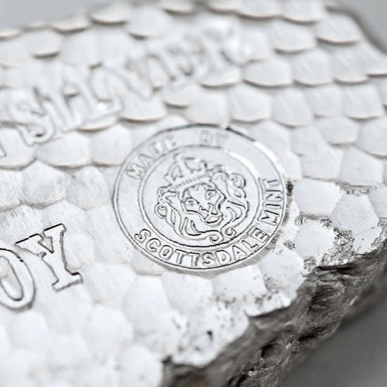 Sztabka Tombstone Nugget 5 uncji Srebra