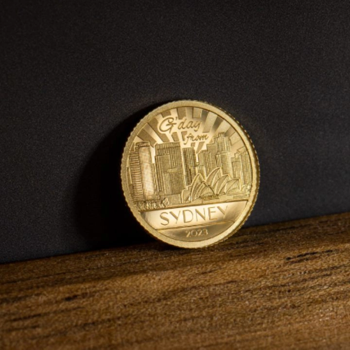 Cook Islands: Big City Lights – Sydney 0,5 grama Złota 2023 Proof
