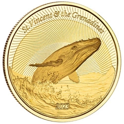 St. Vincent & The Grenadines - Humpback Whale 1 uncja Złota 2023 Proof