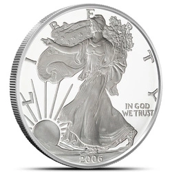Amerykański Orzeł 1 uncja Srebra 2006 Proof