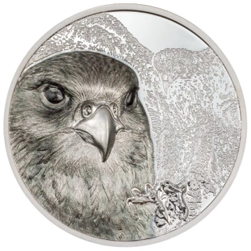 Mongolia: Mongolian Falcon 3 uncje Srebra 2023 Proof Ultra High Relief