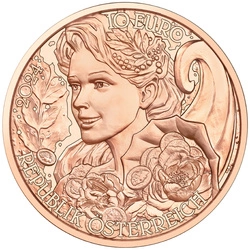 The Peony 10 Euro Miedź 2024