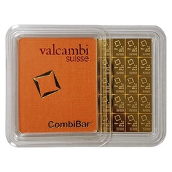 Sztabka Valcambi 50 x 1 gram Złota CombiBar LBMA GD Refiner