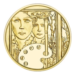 Tina Blau - Painter 1/4 uncji Złota 2023 Proof