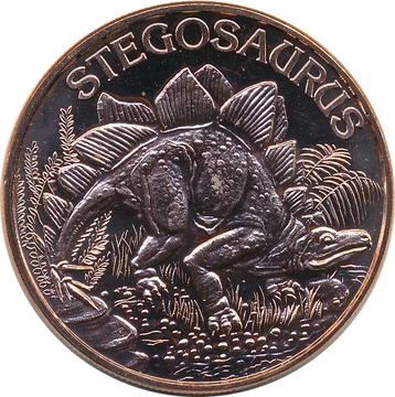 Stegosaurus 1 uncja Miedzi