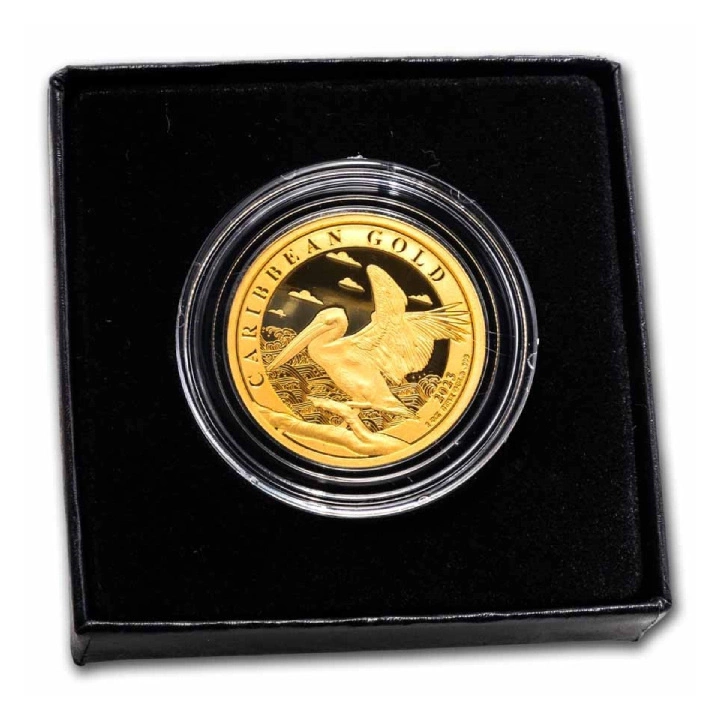 Barbados: Caribbean Pelican 1 uncja Złota 2023
