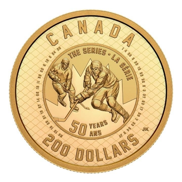 Canada: 50. rocznica Summit Series 1 uncja Złota 2022 Proof