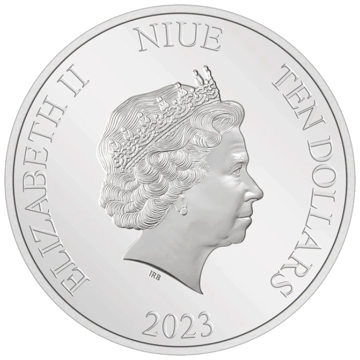 Niue: Looney Tunes Year of the Rabbit – Bugs Bunny kolorowany 3 uncje Srebra 2023 Proof