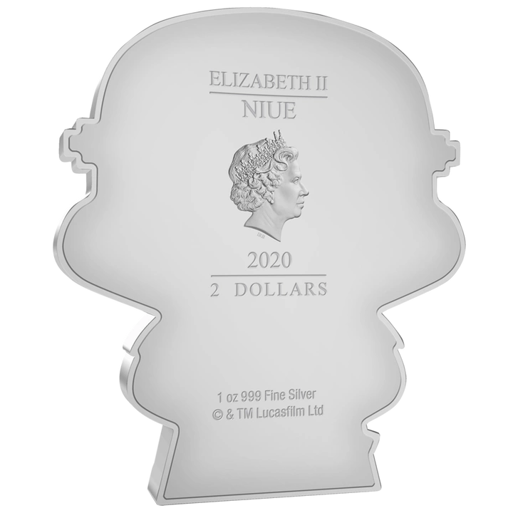Niue: Star Wars - Stormtrooper Chibi Coin kolorowany 1 uncja Srebra 2020 Proof
