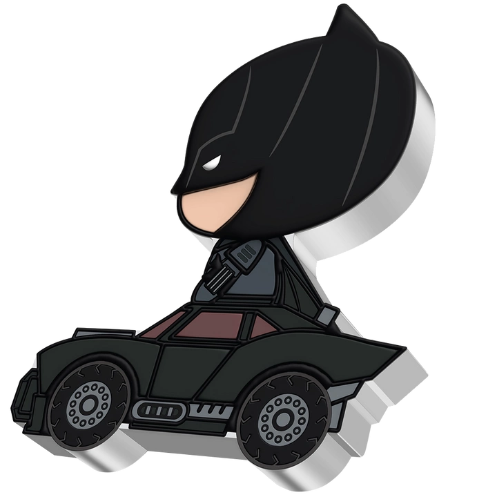 Niue: The Batman - Batman Day Chibi Coin kolorowany 1 uncja Srebra 2022 Proof