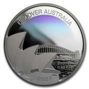 Discover Australia: Sydney 1 uncja Srebra 2007 Proof