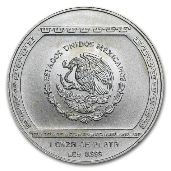 Seria Prekolumbijska: Płaskorzeźba El Tajín 1 uncja Srebra 1993