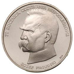 50000 PLN 70 rocznica odzyskania niepodległości 1988