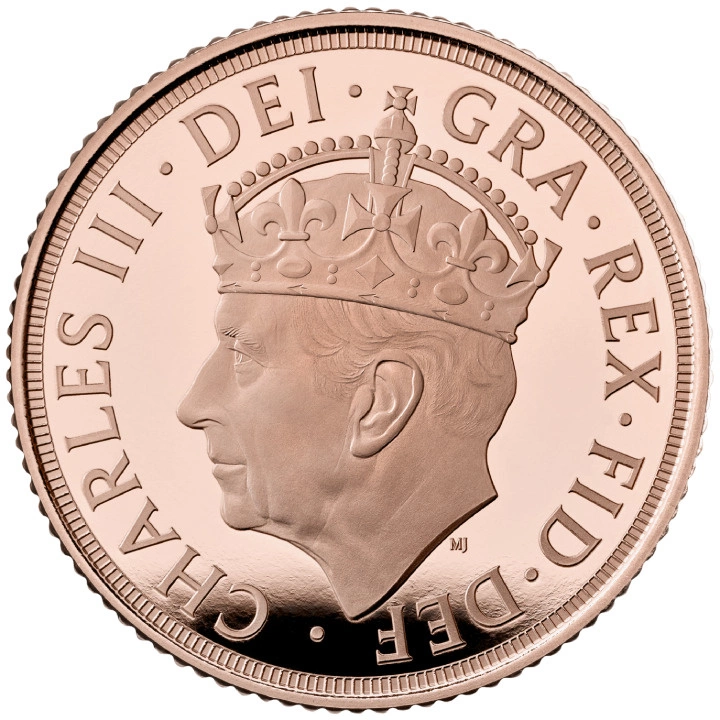 Wielka Brytania: The Coronation of His Majesty King Charles Sovereign Zestaw 3 monet 2023 Proof