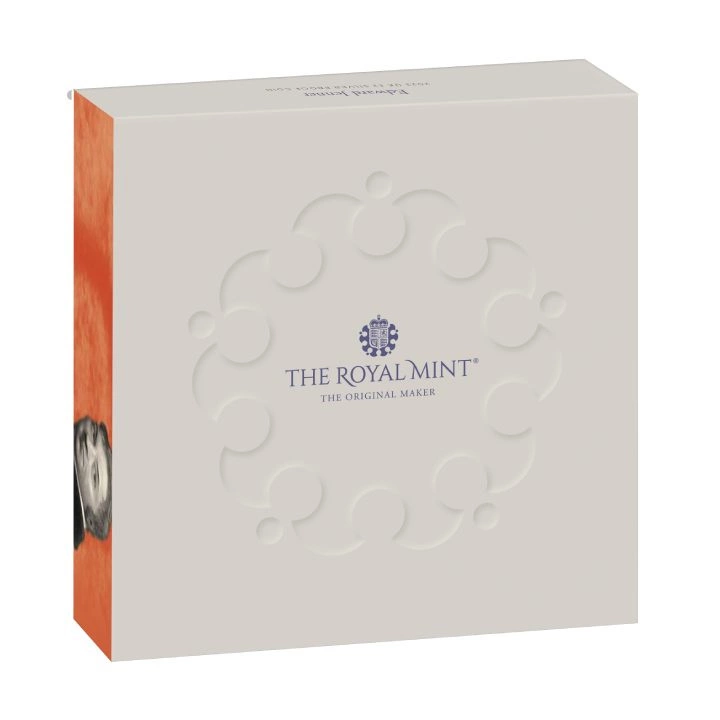 Edward Jenner £2 pozłacany Srebro 2023 Proof