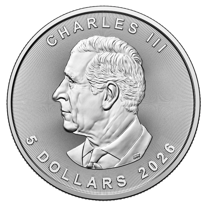 Kanadyjski Liść Klonowy Treasured 1 uncja Srebra 2025 Year of the Horse Privy Mark