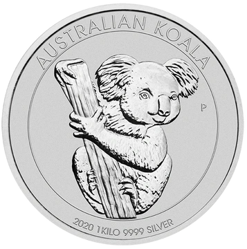 Koala 1000 gramów Srebra 2020