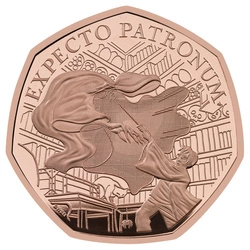 Harry Potter: The Patronus 50p Złoto 2025 Proof 