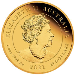 95. Urodziny Królowej Elżbiety II 1/4 uncji Złota 2021 Proof