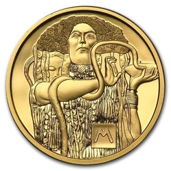 Gustav Klimt i jego kobiety: Medycyna 50 Euro 2015 Proof