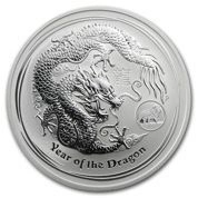 Lunar II: Rok Smoka 1 uncja Srebra (Privy Lion)