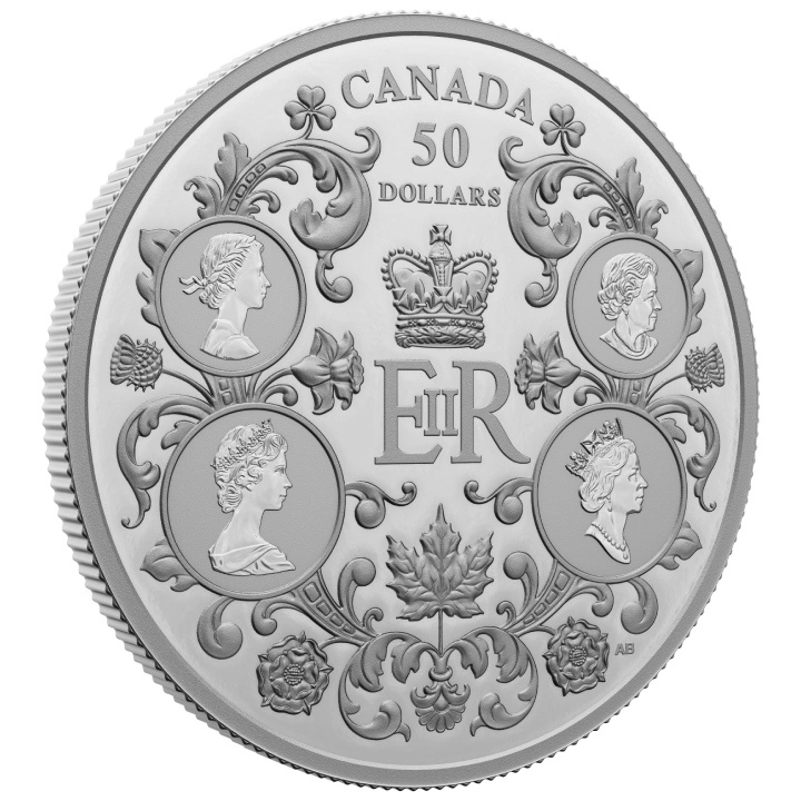 Canada: Queen Elizabeth II’s Reign $50 Srebro 2022 Proof