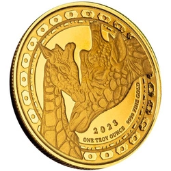 Equatorial Guinea: Giraffe 1 uncja Złota 2023 Proof