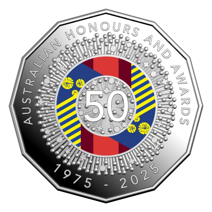 Zestaw 6 monet - 50 Years of the Australian Honours System 2025 Proof