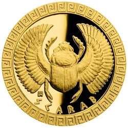 Niue: Mythical Creatures - Scarabeus $5 Złoto 2022 Proof