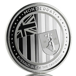 Montserrat: Emerald Isle of the Caribbean 1 uncja Srebra 2018