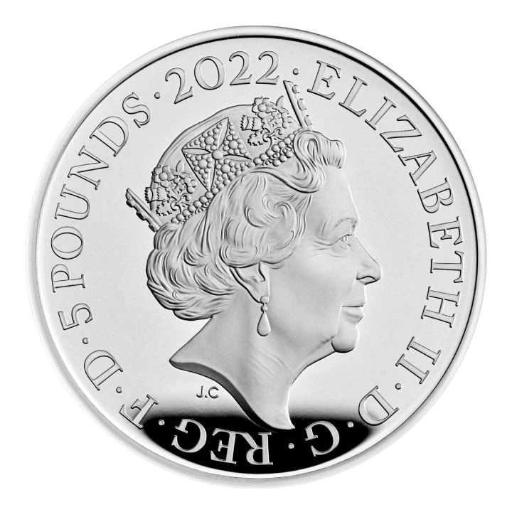 Tutankhamun Discovery 100. rocznica £5 Srebro 2022 Proof