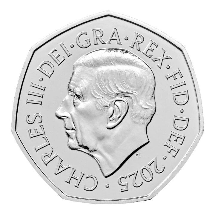 Zestaw 8 monet Miedzionikiel Wielka Brytania Definitive 2025