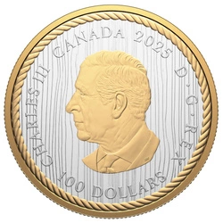 Canada: The Hunter pozłacany 10 uncji Srebra 2025 Proof
