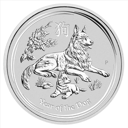 Lunar II: Rok Psa 1 uncja Srebra 2018