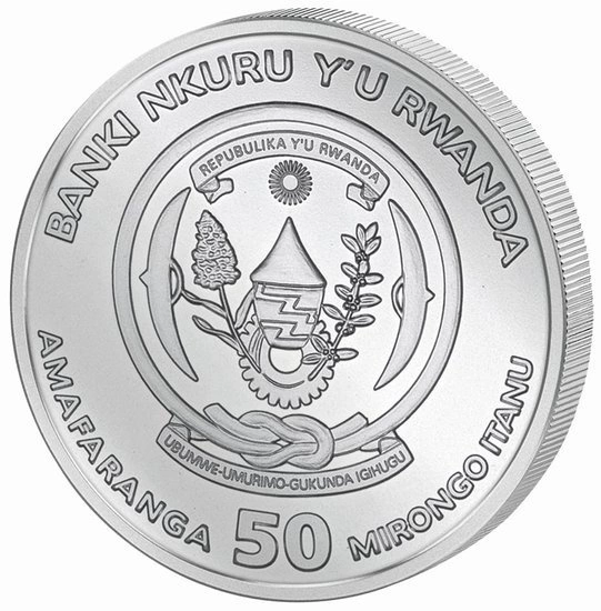 Rwanda: Nautical Ounce - USS Constitution 1 uncja Srebra 2022