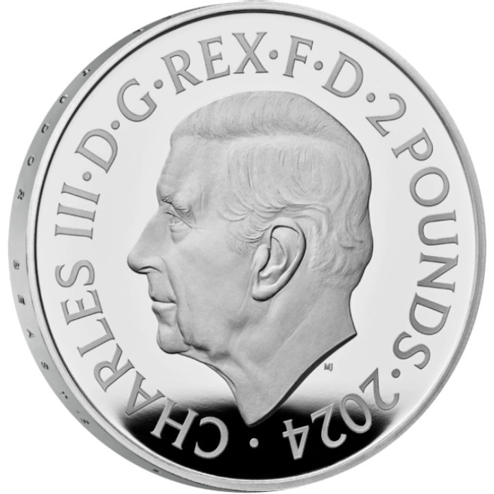 The Royal Tudor Beasts: The Seymour Unicorn 1 uncja Srebra 2024 Proof