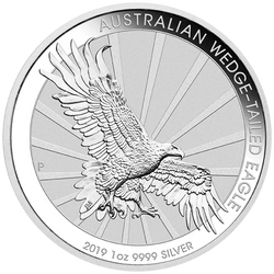Orzeł Australijski 1 uncja Srebra 2019