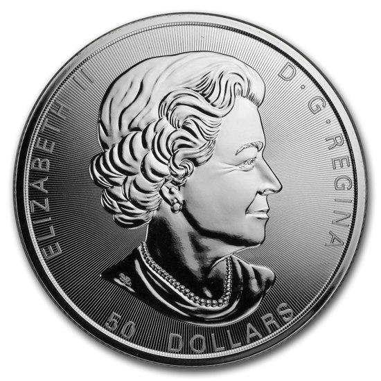 Kanadyjski Liść Klonowy 10 uncji Srebra 2019