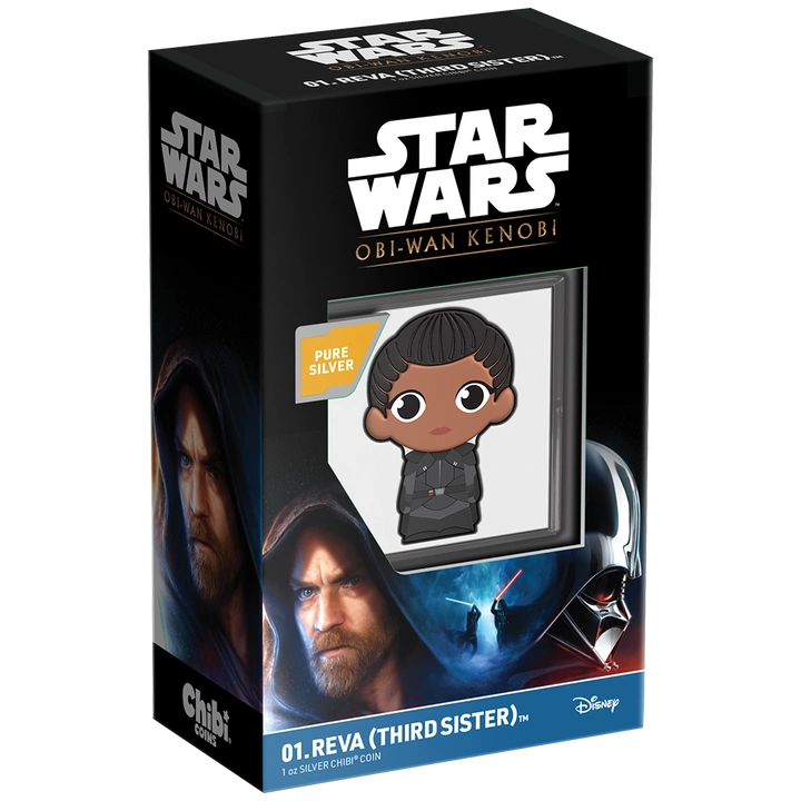 Niue: Star Wars - Reva Chibi Coin kolorowany 1 uncja Srebra 2022 Proof