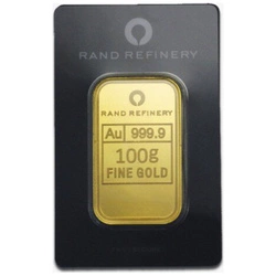 Sztabka Rand Rafinery 100 gramów Złota