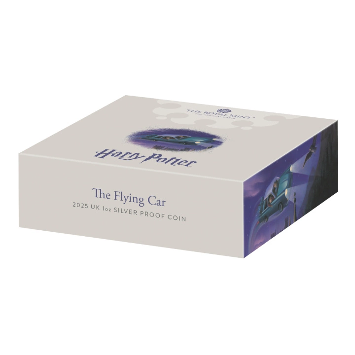 Harry Potter: The Flying Car 1 uncja Srebra 2025 Proof