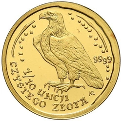 Orzeł Bielik 1/10 uncji Złota 2011