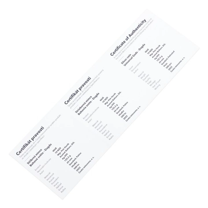 Niue: Universal Gods - Dagda 5 uncji Srebro 2022