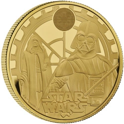 Star Wars: Darth Vader & Emperor Palpatine 1 uncja Złota 2023 Proof