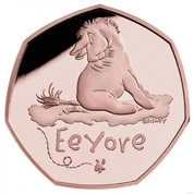 Kubuś Puchatek - Kłapouchy Złoto 2022 Proof