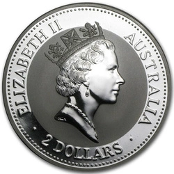 Kookaburra 2 uncje Srebra 1993