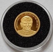 Jan Paweł II 1/25 uncji Złota 2009 Proof